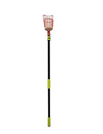 7Penn Apple Picking Fruit Tree Picker Tool with Metal Basket and Light Aluminum 4.5 to 13’ Feet Telescoping Grabber Pole