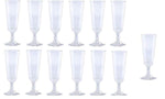 140 pc Clear Plastic Classicware Glass Like Champagne Wedding Parties Toasting Flutes Party Cocktail Cups