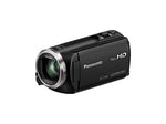 Panasonic HC-V180K Full HD Camcorder with 50x Stabilized Optical Zoom (Black)