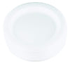 Dart 9PWQR 9 in White Laminated Foam Plate (Case of 500)