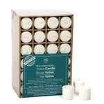 Hosley Set of 72 Unscented White Votive Candles up to 10-Hours. Bulk Buy. Wax Blend. Ideal for Weddings, Birthday, Aromatherapy, Party, Candle Gardens O2
