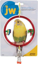 JW Pet Company Insight ActiviToys Ring Clear Bird Toys