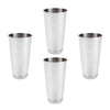 (4 Pack) 30-Ounce Cocktail Mixing Shaker Tin - Silver Glitter, Boston Shaker for Professional Bartenders, Commercial Grade Stainless Steel Bar Cheater Tins