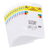 Tosnail 12-Pack Disposable Plastic Tablecloth Rectangle Table Cover - 54 Inch x 108 Inch White