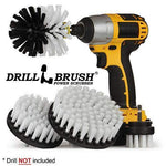 Drillbrush Swimming Pool Accessories - Drill Brush Power Scrubber Kit - Pool Brush for Vinyl Liners - Hot Tubs and Spas Jacuzzi - Pool Cover Brush Heads - Hot Tub Power Scrub Brushes - Walls and Deck