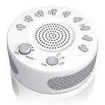 White Noise Machine,Sound Therapy Machine with Featured 9 Scientific Soothing Natural Sounds for Baby and Sleep,Office,Relaxation,3 Timer Options and Green NightLight (4.92.16)