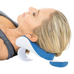 Vive Neck Support Relaxer - Shoulder Chiropractic Pillow - Cervical Spine Relieve, Neckbone Muscle Tension Reliever - Pressure Relief, Stiff Chronic Pain, Disc Alignment