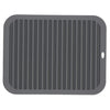 9“×12”Rectangular large silicone trivet Non slip trivet Jar opener Flexible Durable Large coaster Dishwasher Safe heat resistant mat (2 Pack black)