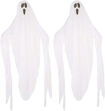 Halloween Indoor Outdoor Decoration - Set of 2 Giant Hanging Ghosts