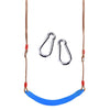 RedSwing Children Outdoor Swing Seat with 57-86" Rope, Kids Safety Playground Swing Seat Replacement, Belt Swing, Red