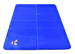 Comfortable Extra Large Cooling Mat for Dogs/Cats, Self Cooling Gel Mat, Pressure Activated, Travel Indoor & Outdoor Pet Mat, Non-Toxic Dog Mat, Floor Bed Car Sofa Etc, Blue (35.5" x 19.5" L) by Rau De Pet