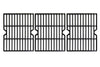 Hongso PCA593 Porcelain Coated Cast Iron Cooking Grid Replacement for Uniflame GBC1059WB, Uniflame GBC1059WE-C, Backyard Grill BY12-084-029-98 and Other Gas Grill Models, Set of 3