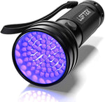 UV Flashlight Black LOFTEK Light, 51 LED 395 nM Ultraviolet Flashlight Perfect Detector for Pet (Dog and Cat ) Urine, Dry Stains and Bed Bug, Handheld Blacklight for Scorpion Hunting