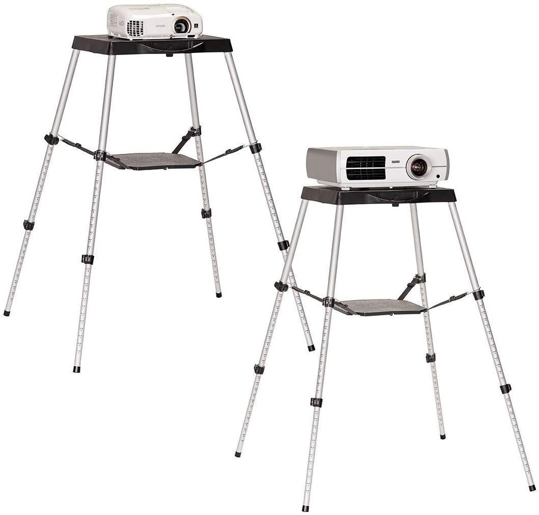 Visual Apex Portable Projector Table Stand with Shelf & Projector Carr ...