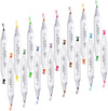 Dual Tip Marker Pens Set Permanent Double-Ended Art Markers Highlighter Pen for Adult Coloring Drawing Underlining School Office Supplier (16 Colors) by Aen Art