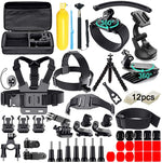 61 in 1 Action Camera Accessories Kit for GoPro Hero 8 7 6 5 4 Hero Session 5 Black SJ4000 5000 6000 Xiaomi Yi AKASO Campark Action Camera by  MaxCo