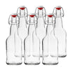 Chef's Star CASE of 6-16 oz. Easy Cap Beer Bottles - Clear