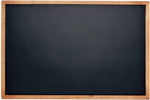 VersaChalk Rustic Wood Framed Magnetic Chalkboard Sign for Wall with Hanging Mounts and Non Porous Blackboard Surface Compatible with Liquid Chalk Markers - 18 x 24 Inches