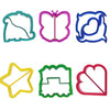 Sandwich Cutters for Kids by Sweet Honey Bee and Me. Set of 6.
