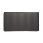 Imprint Cumulus9 Kitchen Mat Chevron Series Island Area Runner 26 in. x 72 in. x 5/8 in. Espresso