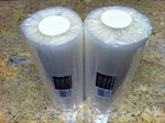 2-Pack WESTON 11"x50' Rolls Commercial Grade Vacuum Bags 3mil Vacuum Seal Rolls