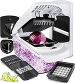 Vegetable Chopper Mandoline Slicer Dicer - Onion Chopper - Vegetable Dicer Food Chopper Dicer Pro -  Spiralizer Vegetable Slicer by Veracity & Verve